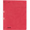 Red Falken folder with perforation. At the top: Geschäftshefte, below lines for entries, at the bottom: Falken.
