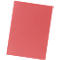 An open, red file folder, slightly shown from the side.