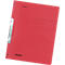 Red Falken folder with a silver clasp. The word 'Falken' is written on the folder.