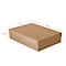 Falken PureBox Nature A3 archiefbox, voor maximaal 1250 vel, met etiketveld, L 440 x B 320 x vulhoogte 100 mm, FSC® karton, bruin