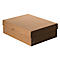 Falken PureBox Nature A4 archiefbox, voor maximaal 1250 vel, met etiketveld, L 320 x B 240 x vulhoogte 100 mm, FSC® karton, bruin