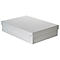 Falken PureBox PRO A3 archiefbox, voor maximaal 1250 vel, DIN ISO 16245-A, met etiketveld, L 440 x B 320 x vulhoogte 100 mm, FSC® karton, wit