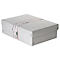 Falken PureBox PRO A4 archiefbox, voor maximaal 1250 vel, DIN ISO 16245-A, met etiketveld, L 320 x B 240 x vulhoogte 100 mm, FSC® karton, wit