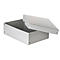 Falken PureBox PRO A4 archiefbox, voor maximaal 1250 vel, DIN ISO 16245-A, met etiketveld, L 320 x B 240 x vulhoogte 100 mm, FSC® karton, wit