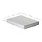 Falken PureBox PRO A4 archiefdoos, voor maximaal 500 vel, DIN ISO 16245-A, met etiketveld, L 320 x B 240 x vulhoogte 40 mm, FSC® karton, wit