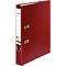 Red binder with a white spine and the word 'FALKEN'.