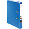 Blue file folder with white label and 'Falken' lettering. Black hole for filing.