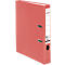 A red file folder stands slightly tilted. White labeling fields and the lettering 'FALKEN' are visible on the spine.