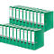 FALKEN Recycolor Ordner, DIN A4, Rückenbreite 80 mm, 20 Stück, grün