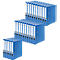 FALKEN Recycolor vijl, DIN A4, rugdikte 50 mm, 25 stuks, blauw