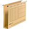Falken UniReg, format A4, pour env. 600 feuilles, fond carton 60 mm, Ange bleu, carton recyclé, brun clair, 25 pièces