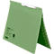Falken zwenknietmachine, formaat A4, voor max. 200 vel, gleufperforatie, officieel nieten, gerecycled karton, groen, 50 st.