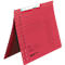 Falken zwenknietmachine, formaat A4, voor max. 200 vel, gleufperforatie, officieel nieten, gerecycled karton, rood, 50 st.
