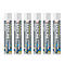 Sechs weisse Spraydosen mit grauer Aufschrift "EASYLINE Edge".