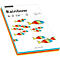 Farbiges Kopierpapier Mondi Rainbow-Mixpaket, DIN A4, 80 g/m², intensiv, 1 Paket = 100 Blatt