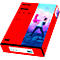 Farbiges Kopierpapier tecno colors, DIN A4, 80 g/m², intensivrot, 1 Paket = 500 Blatt