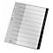 Farde à onglets Leitz® Recycle, A4, inscriptible, perforation universelle, 100 % recyclable, plastique, noir, onglets 1-10