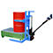 Fassheberoller BAUER FHR 600 K, Stahl, mit Fassklammer, für 200 l Fässer, B 1125 x T 1000 x H 1330 mm, blau