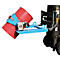 Fasskipper FLEX, mit Handkurbel, blau lackiert