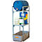 Fassregal Typ 120 Variante 3 CEMO, mit Fass- und Gitterrostauflage für Kleingebinde u. 1 x 60 L Fass