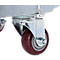 Fassroller, Stahl verzinkt, Ø 610 x H 160 mm, 4 Kunststoff-Lenkrollen, für 250 l Fässer, bis 410 kg