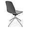 Fauteuil de conférence Topstar Sitness Life 1.1, pivotant/assis réglable en hauteur, sans accoudoirs, L 460 x P 390 x H 450-480 mm, piétement 4 branches, alu mat &amp; tissu, h.gris