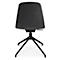 Fauteuil de conférence Topstar Sitness Life 1.1, pivotant/assis réglable en hauteur, sans accoudoirs, L 460 x P 390 x H 450-480 mm, piétement 4 branches, alu noir mat &amp; tissu, anthr.