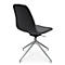 Fauteuil de conférence Topstar Sitness Life 1.1, pivotant/assis réglable en hauteur, sans accoudoirs, L 460 x P 390 x H 450-480 mm, piétement 4 branches, alu poli &amp; tissu, anthr.