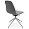 Fauteuil de conférence Topstar Sitness Life 1.1, pivotant/assis réglable en hauteur, sans accoudoirs, L 460 x P 390 x H 450-480 mm, piétement 4 branches, alu poli &amp; tissu, h.gris