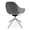 Fauteuil de conférence Topstar Sitness Life 2.0, pivotant/assis réglable en hauteur, accoudoirs, L 450 x P 390 x H 440-470 mm, piétement 4 branches, alu mat &amp; tissu, h.gris