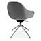 Fauteuil de conférence Topstar Sitness Life 2.0, pivotant/assis réglable en hauteur, accoudoirs, L 450 x P 390 x H 440-470 mm, piétement 4 branches, alu poli &amp; tissu, h.gris