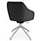 Fauteuil de conférence Topstar Sitness Life 2.1, pivotant/assis réglable en hauteur, accoudoirs, L 350-480 x P 460 x H 460-490 mm, piétement 4 branches, alu mat &amp; tissu, anthr.