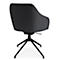 Fauteuil de conférence Topstar Sitness Life 2.1, pivotant/assis réglable en hauteur, accoudoirs, L 350-480 x P 460 x H 460-490 mm, piétement 4 branches, alu noir mat &amp; tissu, anthr.