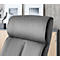 Fauteuil de direction Taranto, avec accoudoirs, mécanisme de basculement, siège en creux, avec soutien lombaire, hauteur d'assise réglable, cuir PU, noir