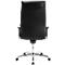 Fauteuil de direction Topstar PRIME TIME 100, hauteur d'assise réglable en continu, avec accoudoirs, mécanisme synchrone, cuir, noir