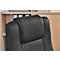 Fauteuil de direction Topstar Sitness Director, avec accoudoirs, mécanisme synchronisé 3D, siège plat, cuir véritable, noir