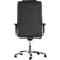 Fauteuil de direction Topstar Sitness Director, avec accoudoirs, mécanisme synchronisé 3D, siège plat, cuir véritable, noir