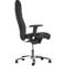 Fauteuil de direction Topstar Sitness Director, avec accoudoirs, mécanisme synchronisé 3D, siège plat, cuir véritable, noir
