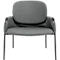 Fauteuil Paperflow CLOTH, polyurethaanschuim, tot 150 kg, staal &amp; polyester, zwart &amp; antraciet