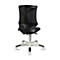 Fauteuil pivotant pour enfant S'neaker, sans accoudoirs, siège en auge, dossier en maille 3D, gris foncé/noir/blanc
