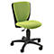 Fauteuil pivotant pour enfant Topstar High S'cool, sans accoudoirs, assise galbée, dossier en maille 3D, vert/noir