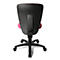 Fauteuil pivotant pour enfant Topstar High S'cool, sans accoudoirs, siège en auge, dossier en maille 3D, rose/noir