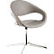 Fauteuil pivotant SAMBA, capacité de charge jusqu'à 200 kg, fauteuil, gris