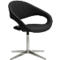 Fauteuil pivotant SAMBA, capacité de charge jusqu'à 200 kg, fauteuil, noir