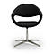 Fauteuil pivotant SAMBA, capacité de charge jusqu'à 200 kg, fauteuil, noir