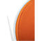 Fauteuil Saturne Meet by Paperflow - 1 zits - B 700 x D 730 x H 880 mm - stalen buis wit - fluweel oxido