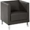 Fauteuil Wienea, bekleed met kunstleer antraciet
