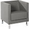 Fauteuil Wienea, stof grijs
