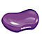 Repose-poignet ergonomique violet avec le logo "Fellowes".