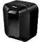 Fellowes Aktenvernichter Powershred® LX25, Partikelschnitt 4 x 37 mm, P-4, 11,5 l, 6 Blatt Schnittleistung, schwarz